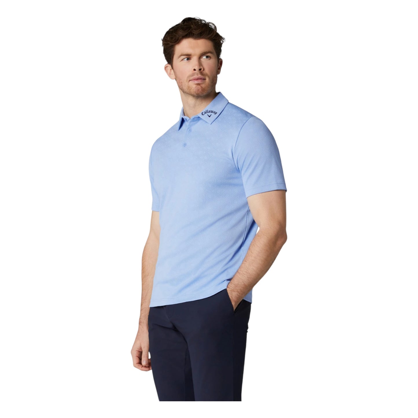 Callaway Odyssey Ventilated Jacquard Golf Polo Shirt CGKSG0C6