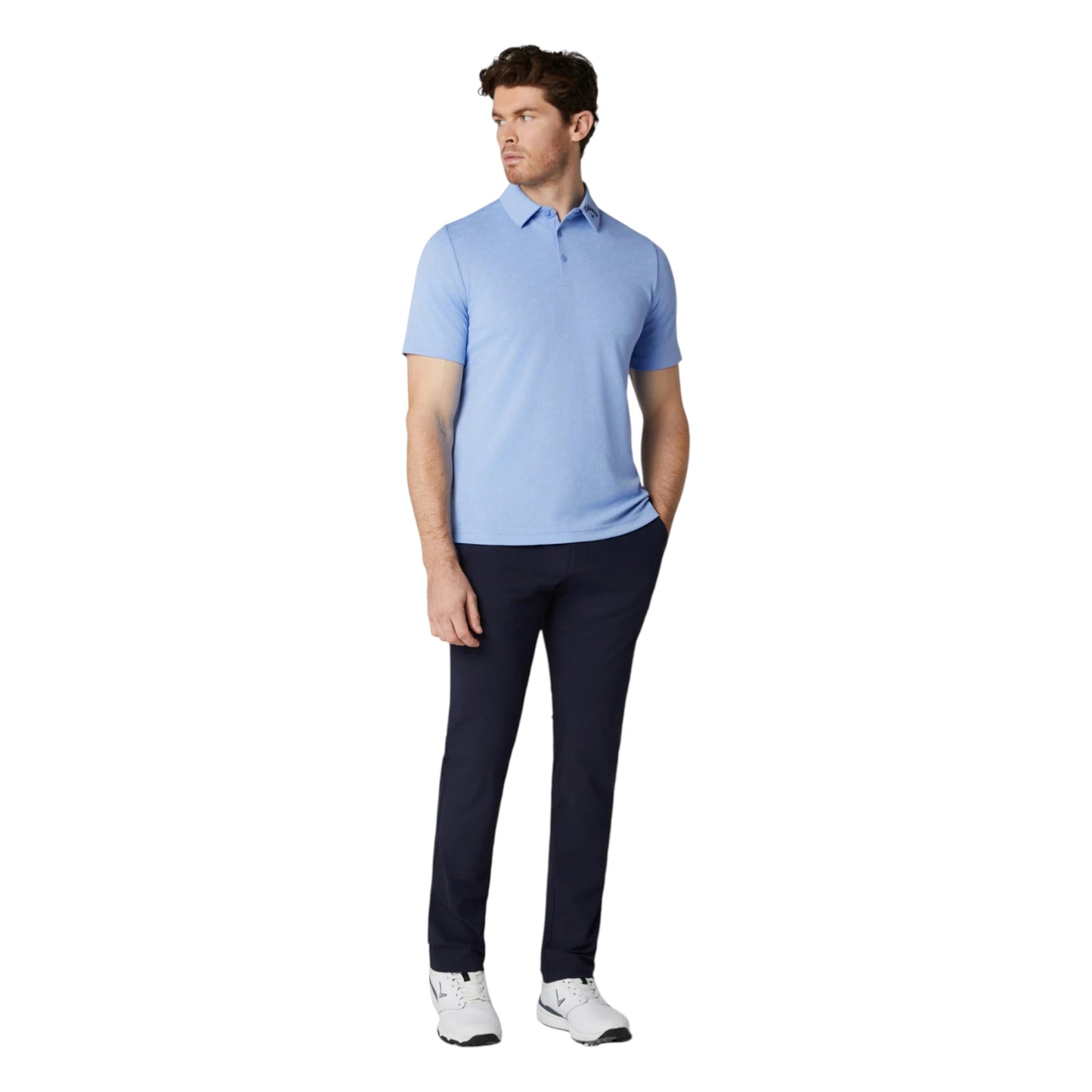 Callaway Odyssey Ventilated Jacquard Golf Polo Shirt CGKSG0C6