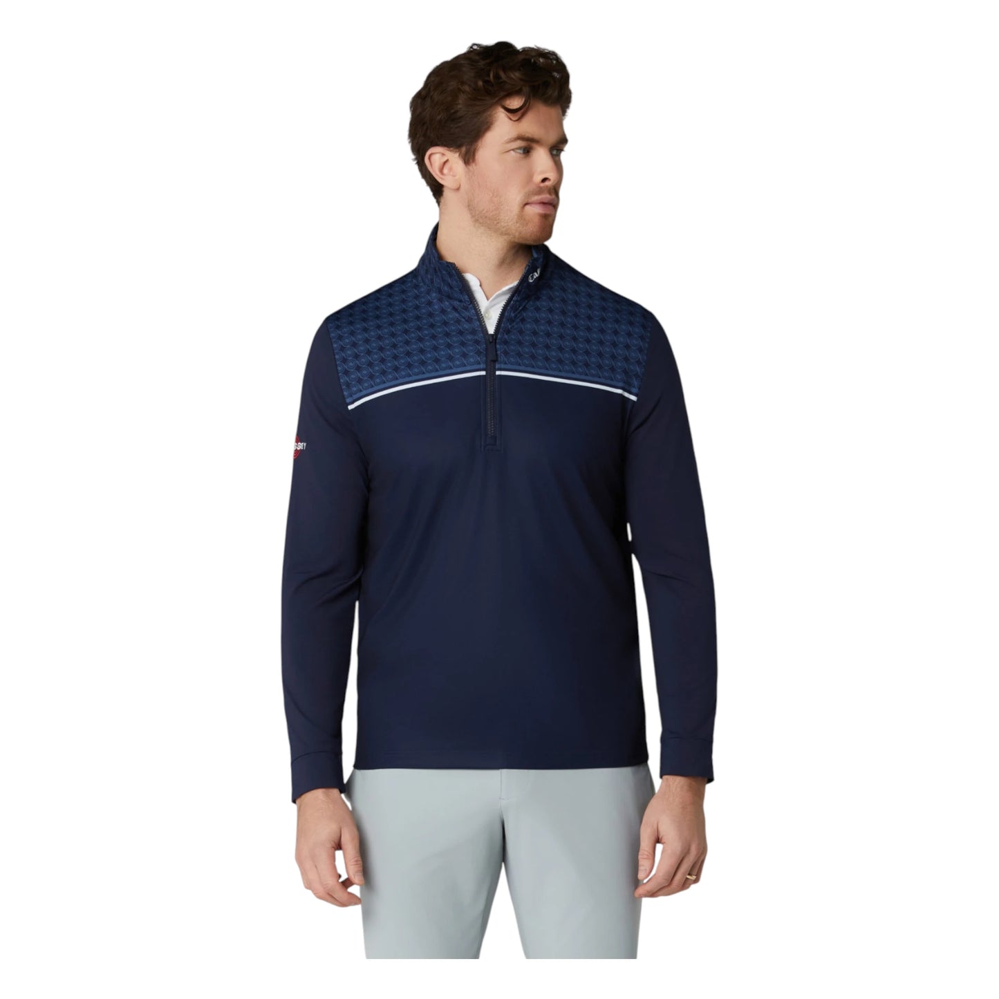 Callaway Odyssey Printed Block Golf Pullover CGKSG0C7
