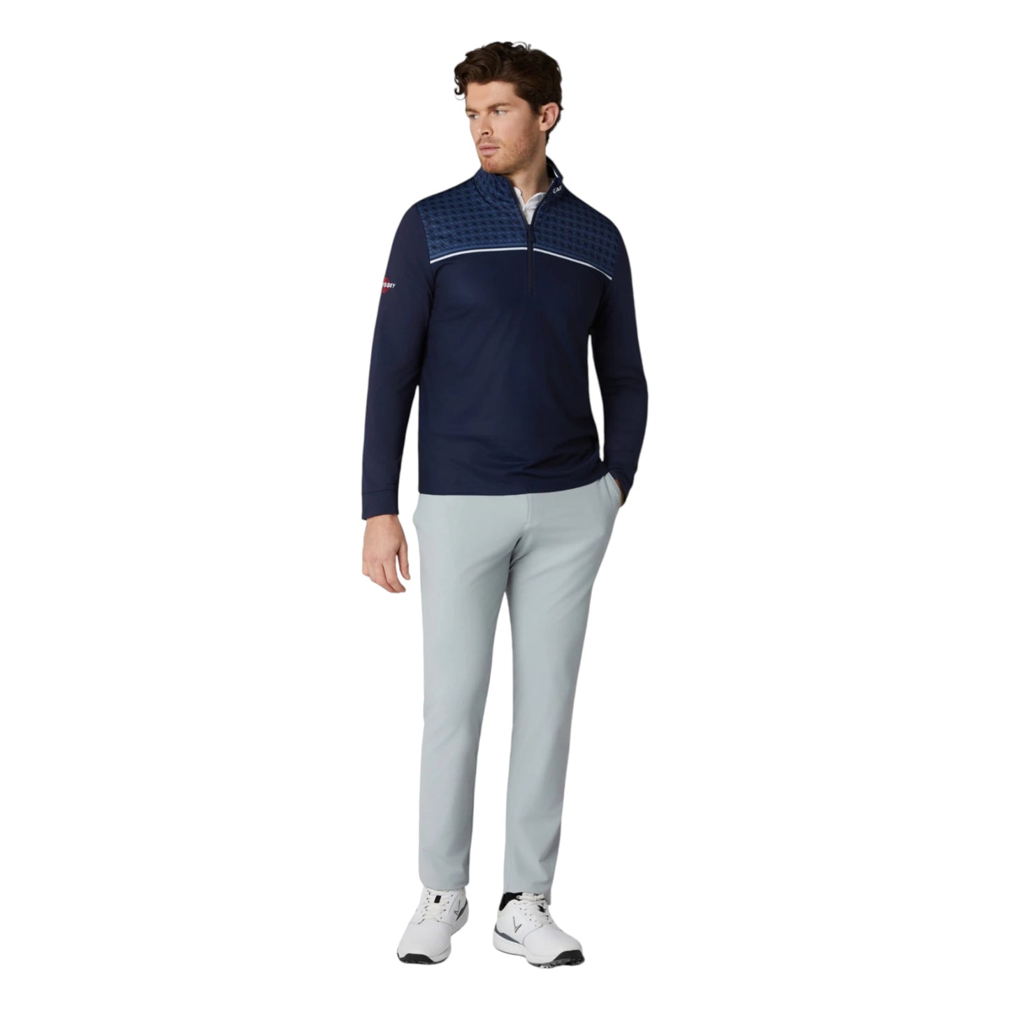Callaway Odyssey Printed Block Golf Pullover CGKSG0C7