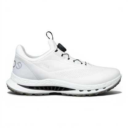 Clarkes Golf white leather golf shoes with BOA fit system and Gore-Tex Surround technology