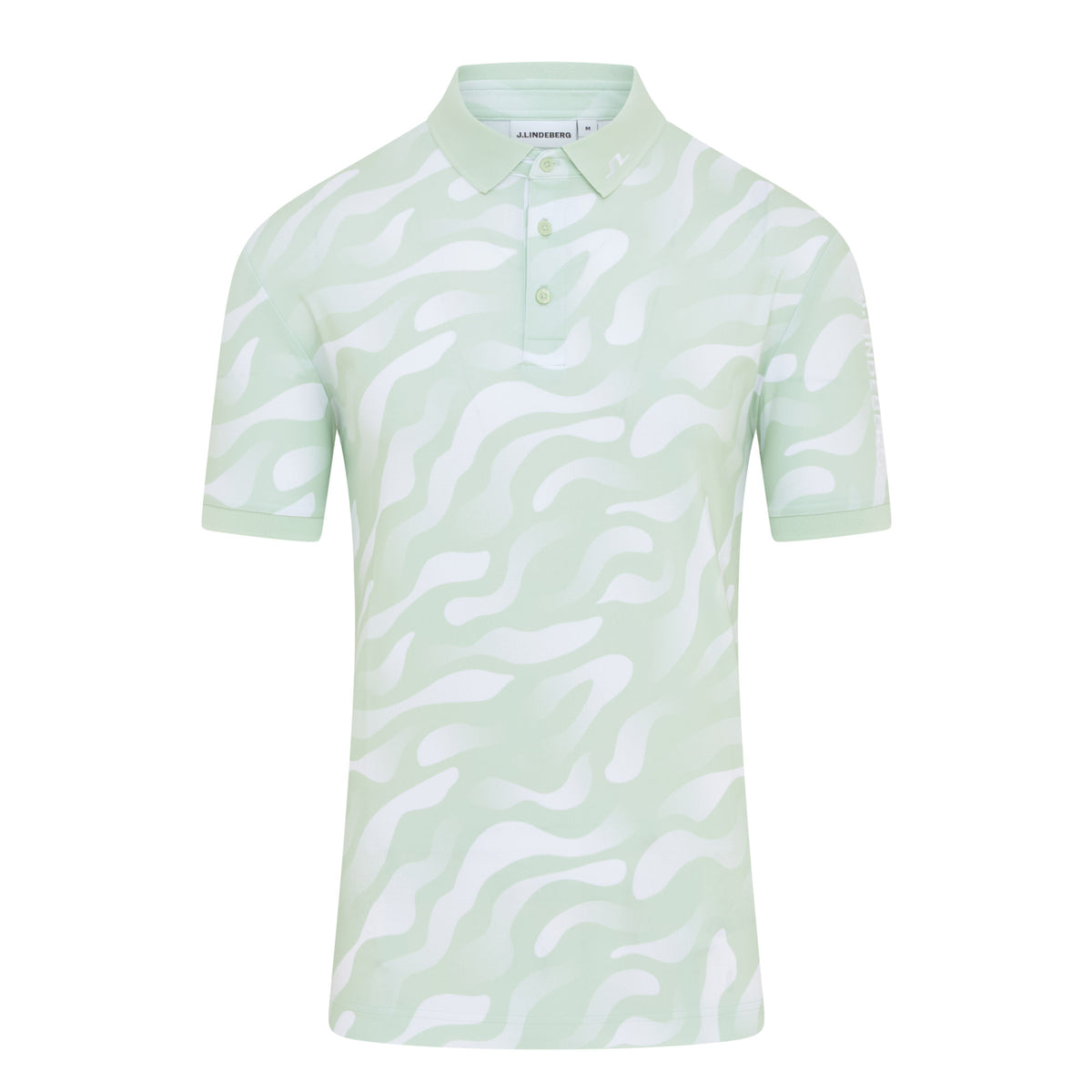 J.Lindeberg Tour Tech Print Golf Polo Shirt GMJT14652