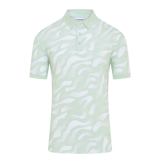 J.Lindeberg Tour Tech Print Golf Polo Shirt GMJT14652