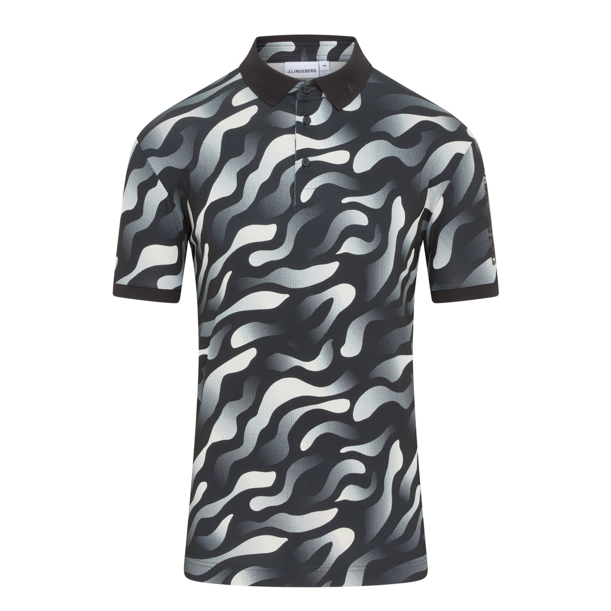 J.Lindeberg Tour Tech Print Golf Polo Shirt GMJT14652