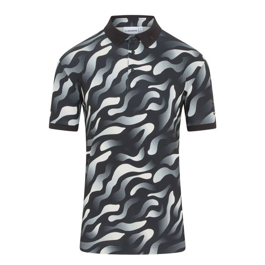 J.Lindeberg Tour Tech Print Golf Polo Shirt GMJT14652