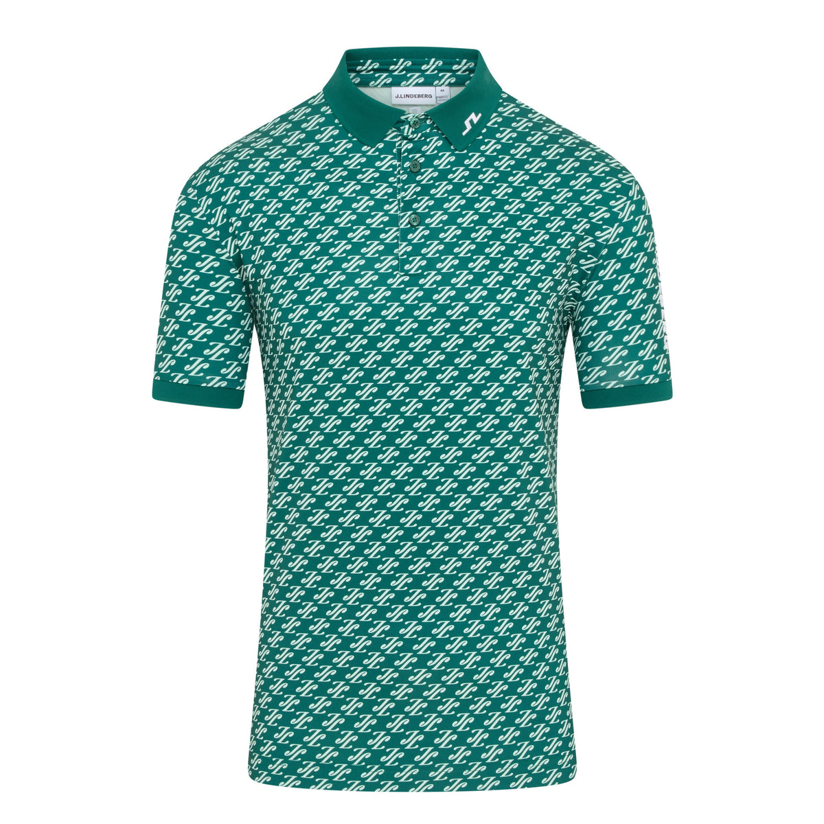 J.Lindeberg Tour Tech Print Golf Polo Shirt GMJT14652