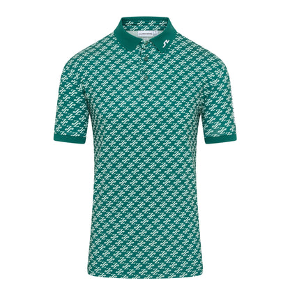 J.Lindeberg Tour Tech Print Golf Polo Shirt GMJT14652