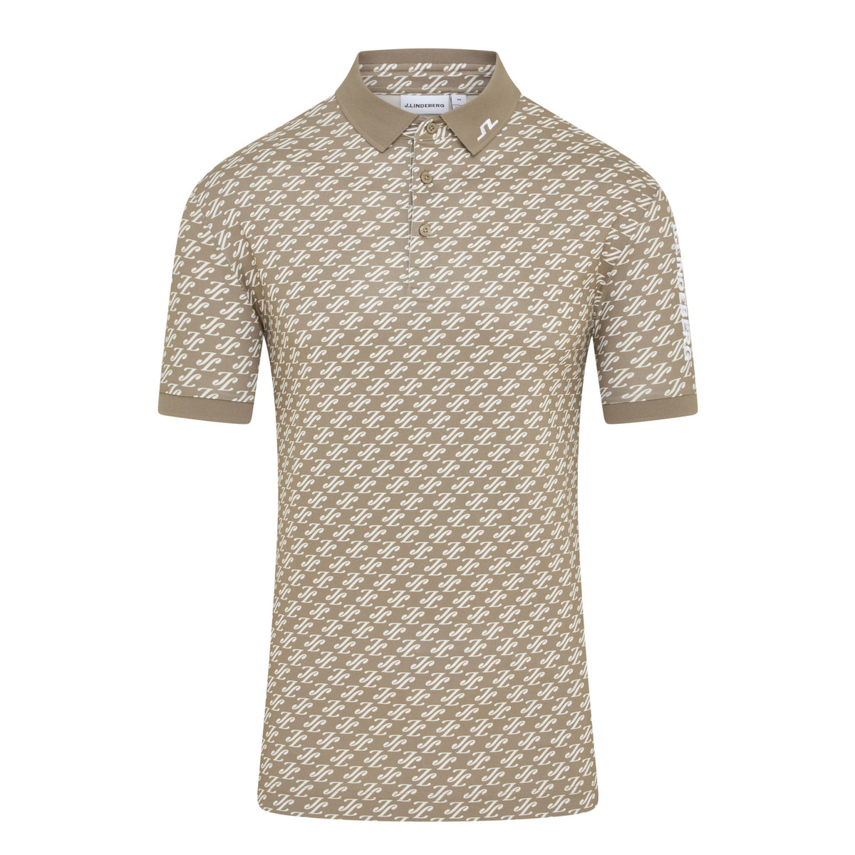 J.Lindeberg Tour Tech Print Golf Polo Shirt GMJT14652