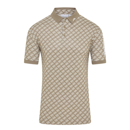 J.Lindeberg Tour Tech Print Golf Polo Shirt GMJT14652