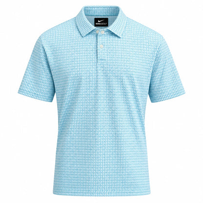 Nike Dri-Fit Velocity Vertical Print Golf Polo Shirt IO0697