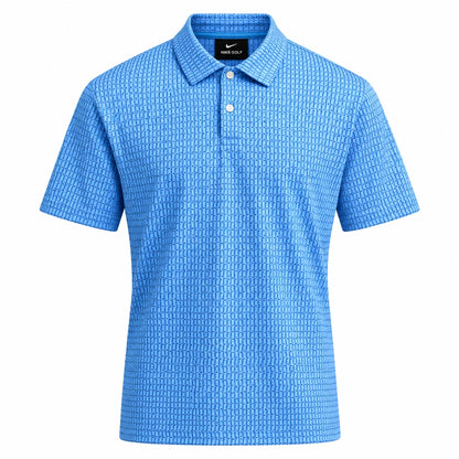 Nike Dri-Fit Velocity Vertical Print Golf Polo Shirt IO0697