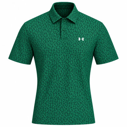 Under Armour Tee To Green Printed Golf Polo Shirt 6012304
