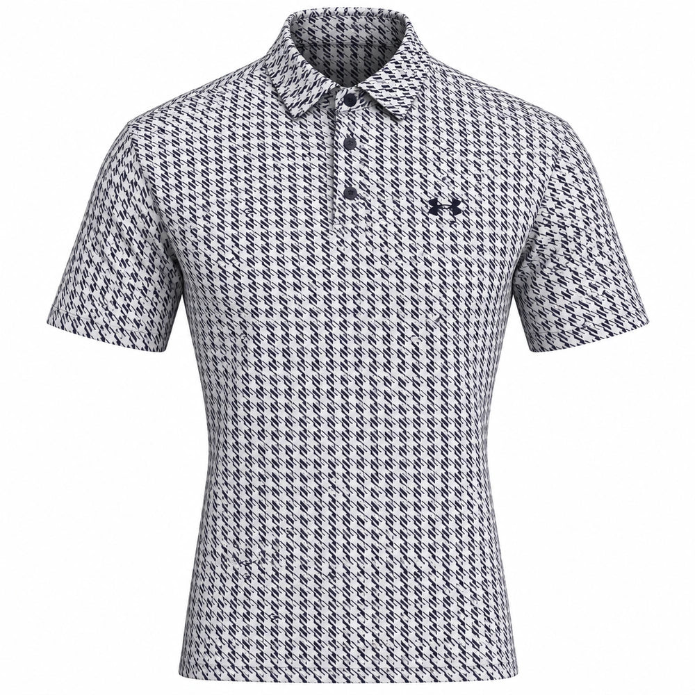 Under Armour Tee To Green Printed Golf Polo Shirt 6012304