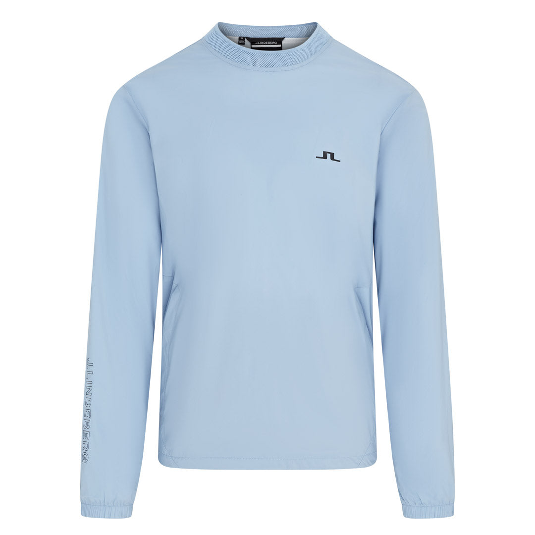 J Lindberg Pro Crew Neck Golf Windbreaker GMOW11984