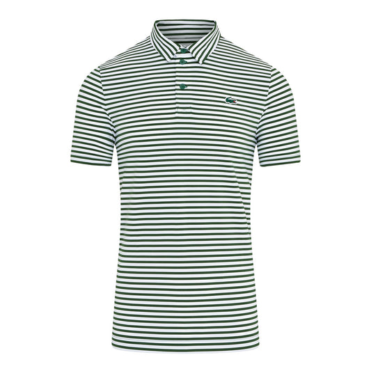 Lacoste All Over Stripe Golf Polo Shirt DH7418