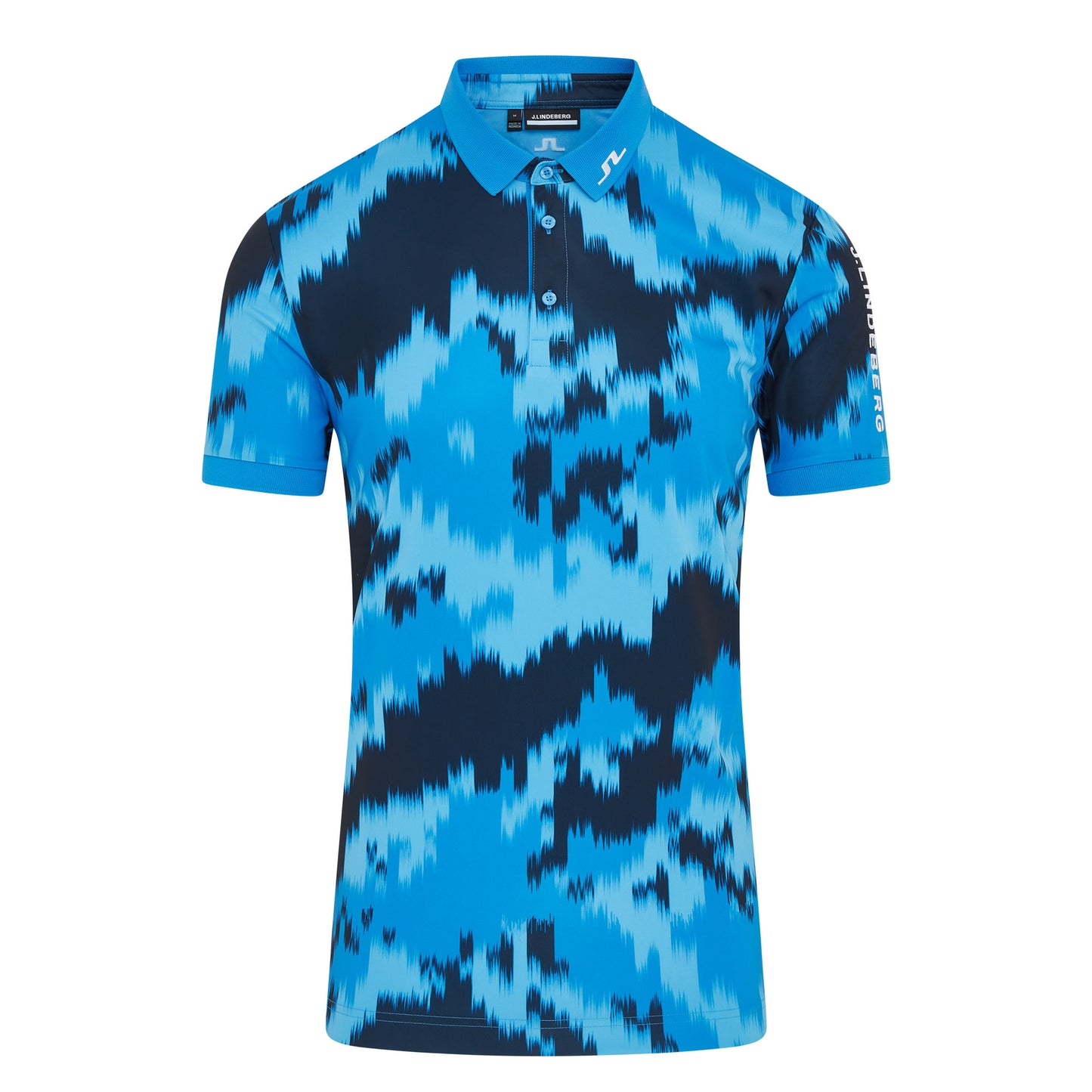 J.Lindeberg Tour Tech Print Golf Polo Shirt GMJT13043