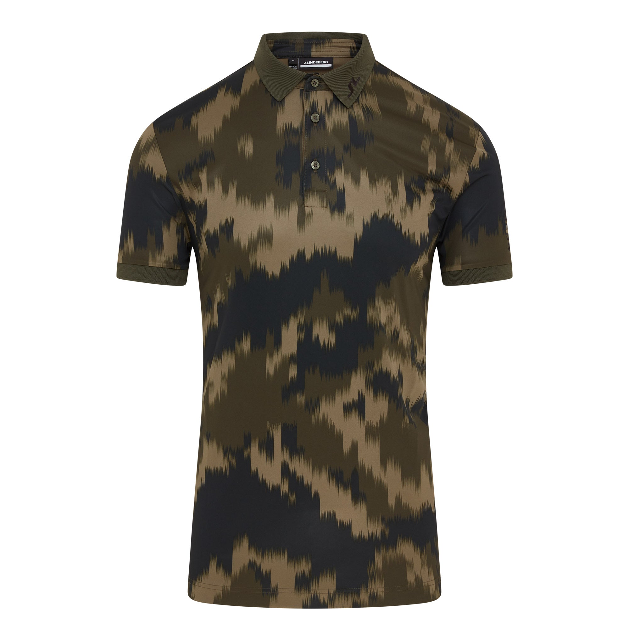 J.Lindeberg Tour Tech Print Golf Polo Shirt GMJT13043