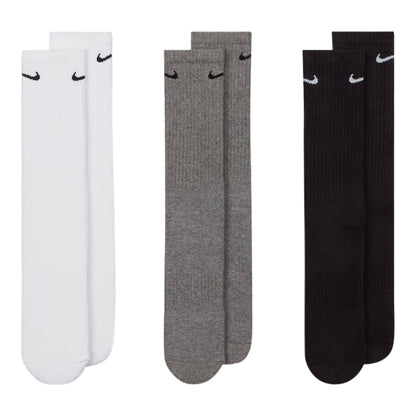 Nike Everyday Cushioned Training Crew 3-Pack Golf Socks SX7664