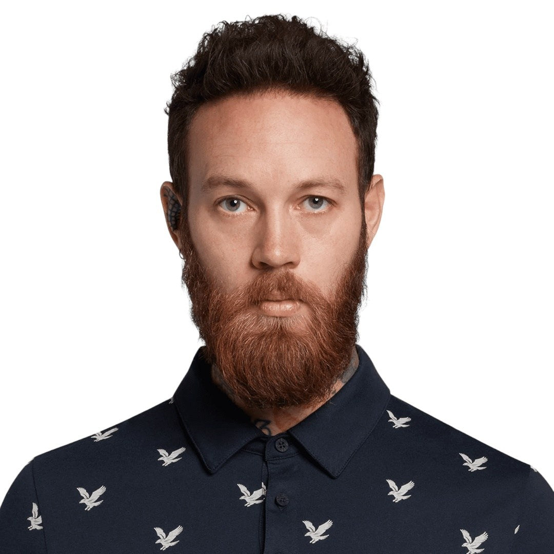Lyle & Scott Eagle Print Polo Shirt SP1563