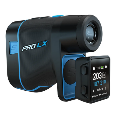 Shot Scope Pro LX+Golf Laser Rangefinder + H4 Handheld GPS