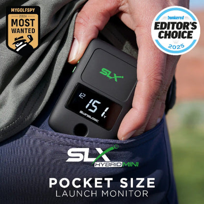 SwingLogic SLX Hybrid Mini Golf Launch Monitor