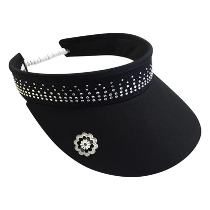 Surprizeshop Crystal Telephone Wire Golf Visor TV009005