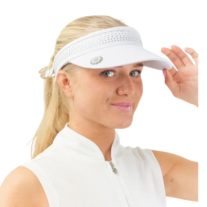 Surprizeshop Crystal Telephone Wire Golf Visor TV001002