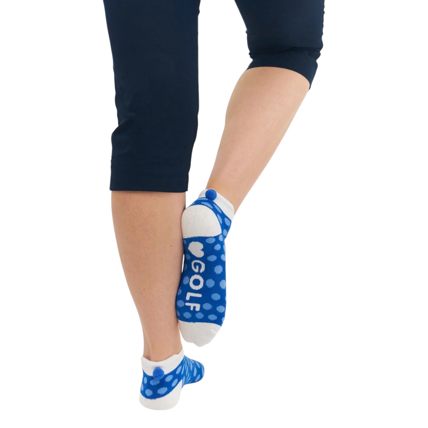 Surprizeshop Ladies Pom Pom Golf Socks SP006001