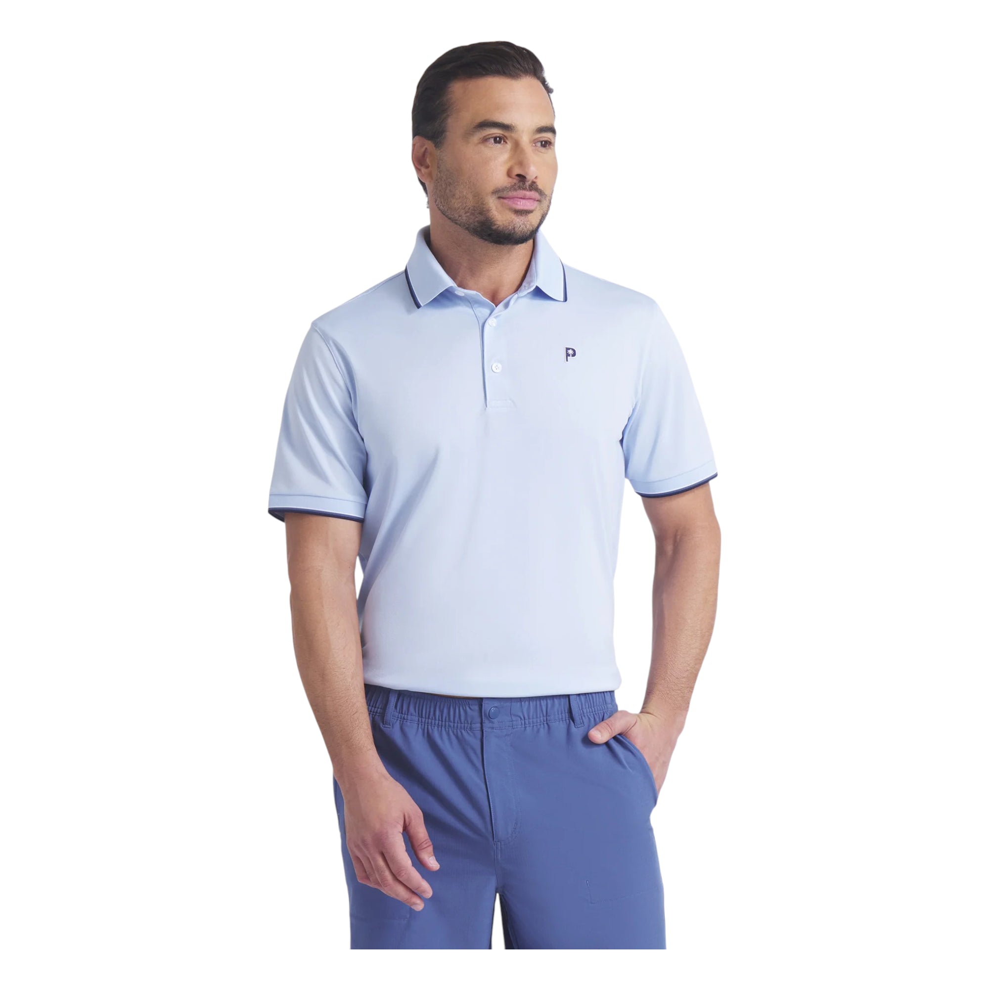 Puma x Palm Tree Crew Tipped Golf Polo Shirt 630034