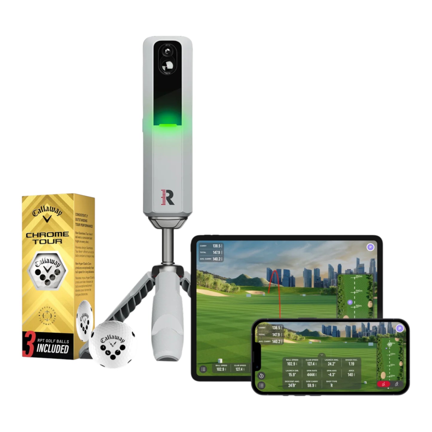 Rapsodo MLM2PRO Mobile Launch Monitor | +3 Free Golf Balls