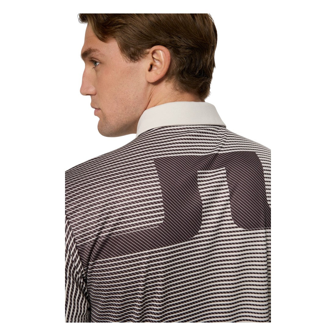 J.Lindeberg Marvin Stripe Golf Polo Shirt GMJT13339