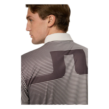 J.Lindeberg Marvin Stripe Golf Polo Shirt GMJT13339