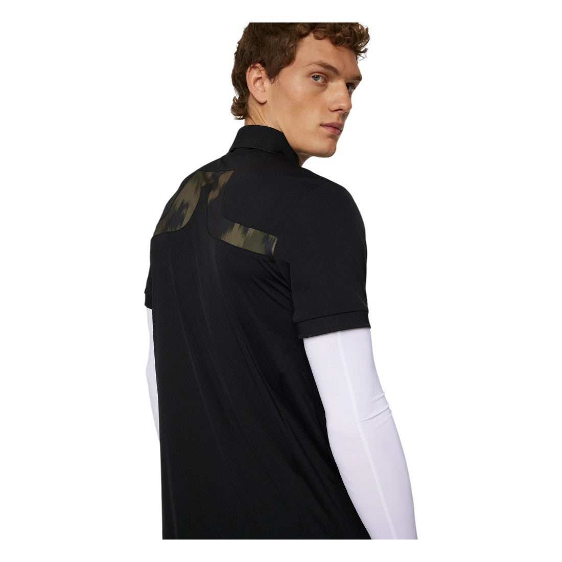J.Lindeberg KV Print Golf Polo Shirt GMJT13351