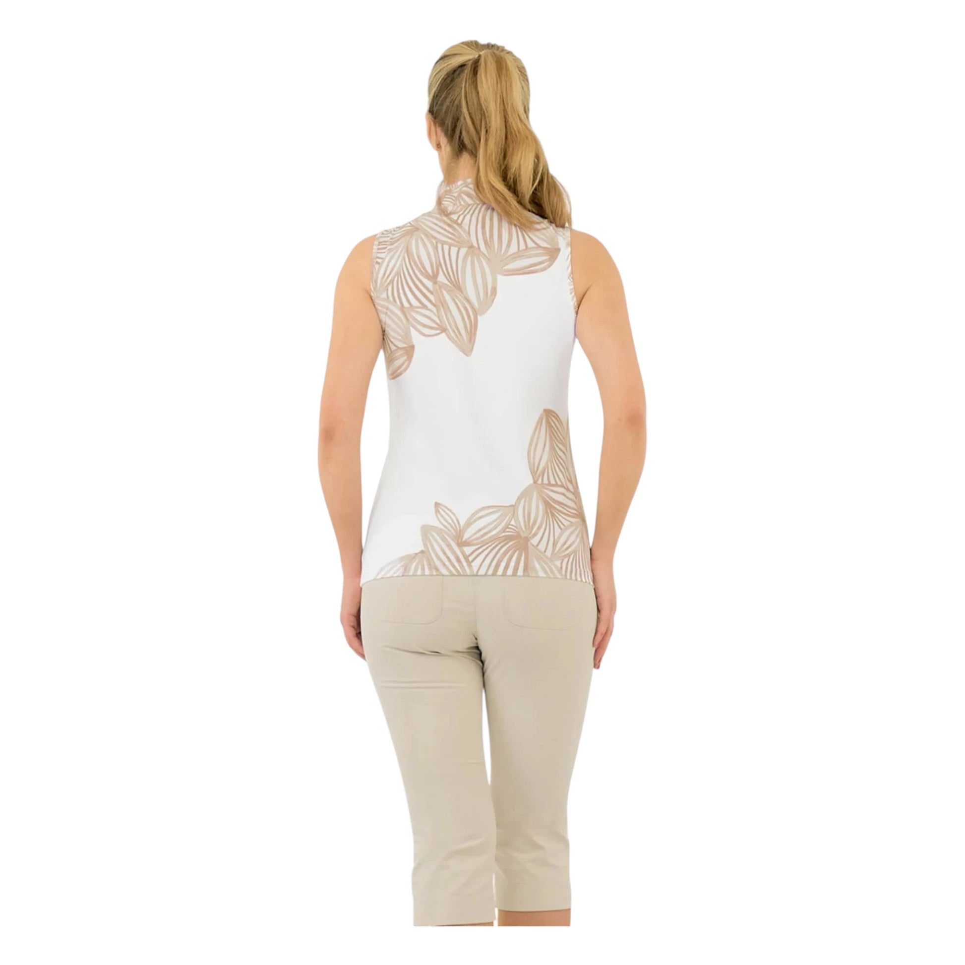 Pure Golf Ladies Aria Sleeveless Golf Polo Shirt PG-63034