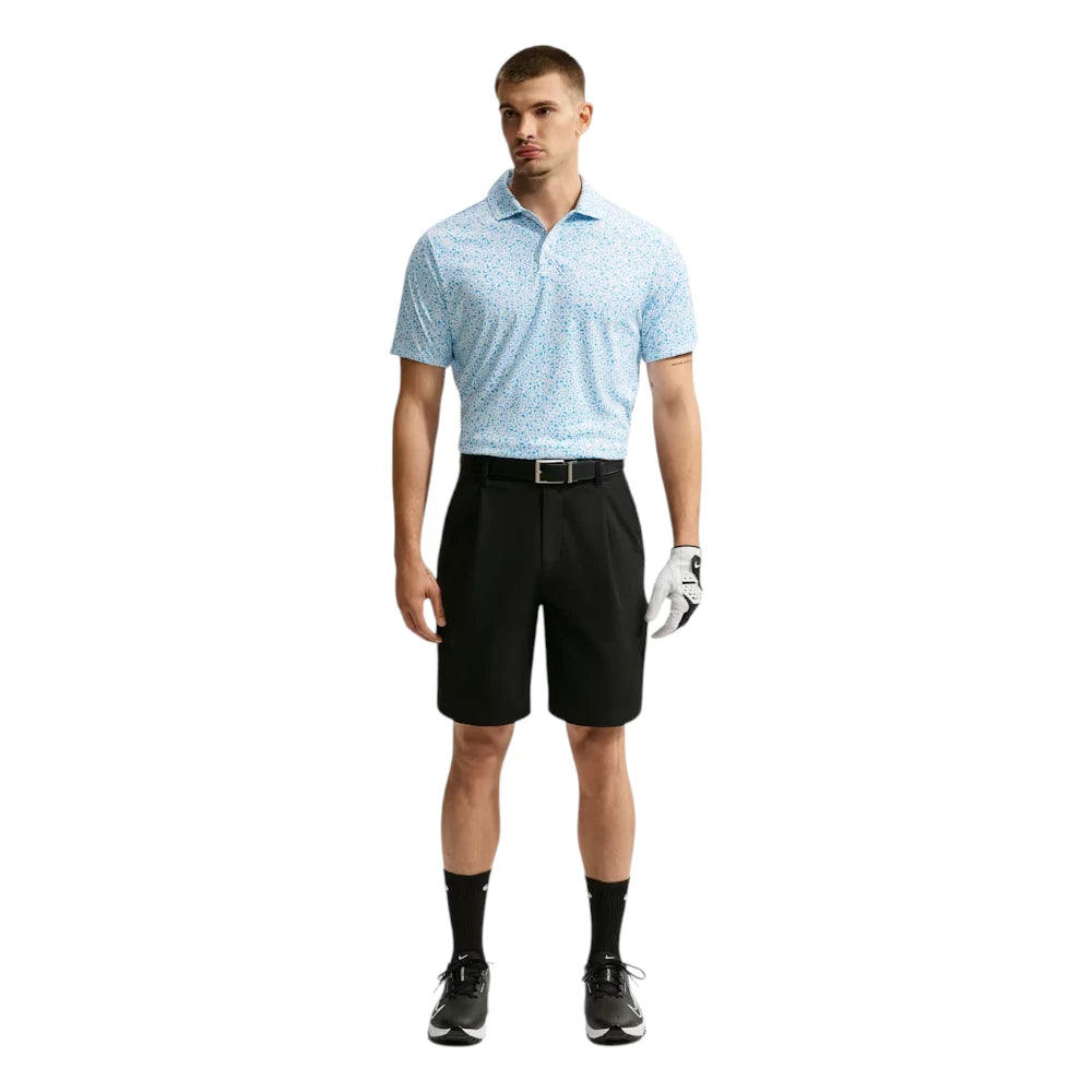 Nike Par Dri-FIT Microprint Birds Golf Polo Shirt IO0732