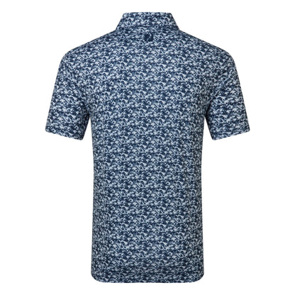 Footjoy Hidden Palm Print Lisle Golf Polo Shirt 39244