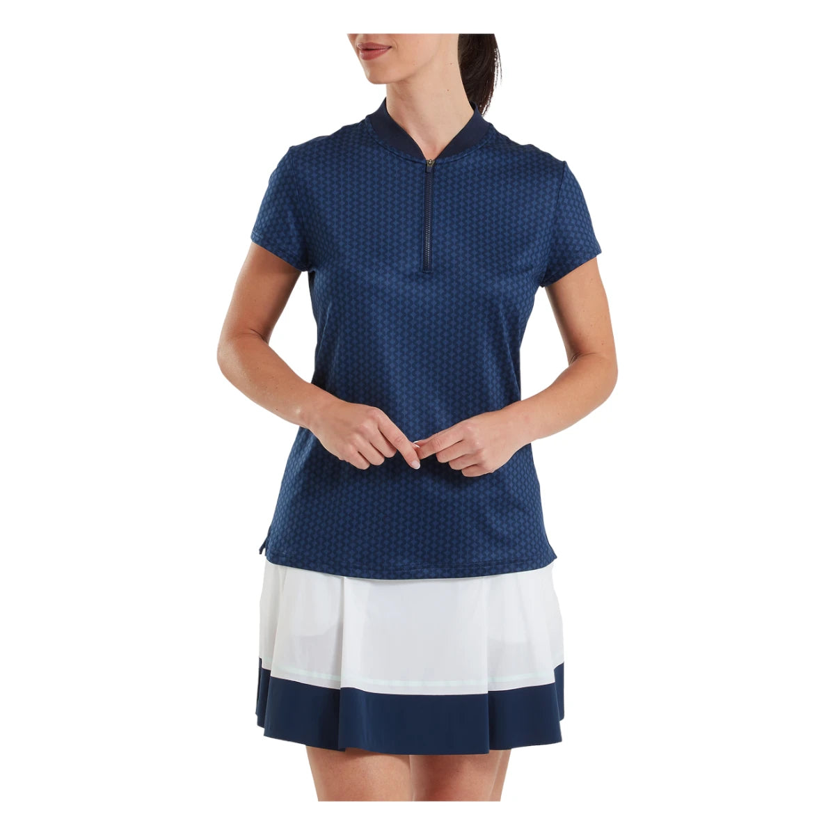 FootJoy Ladies Zip Blade Golf Polo Shirt 39375