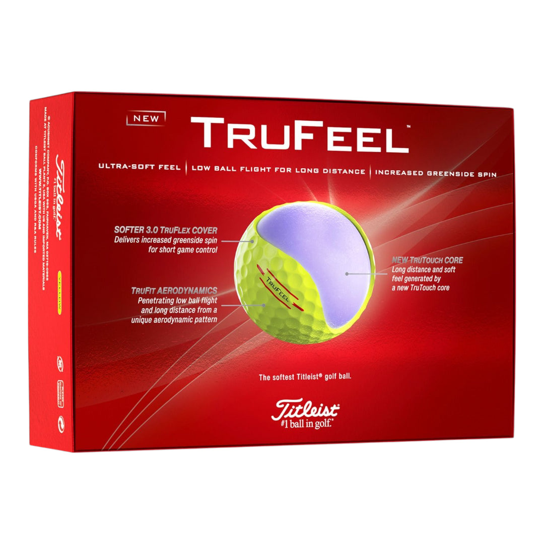 Titleist TruFeel Golf Balls | Yellow