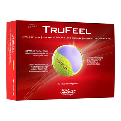 Titleist TruFeel Golf Balls | Yellow