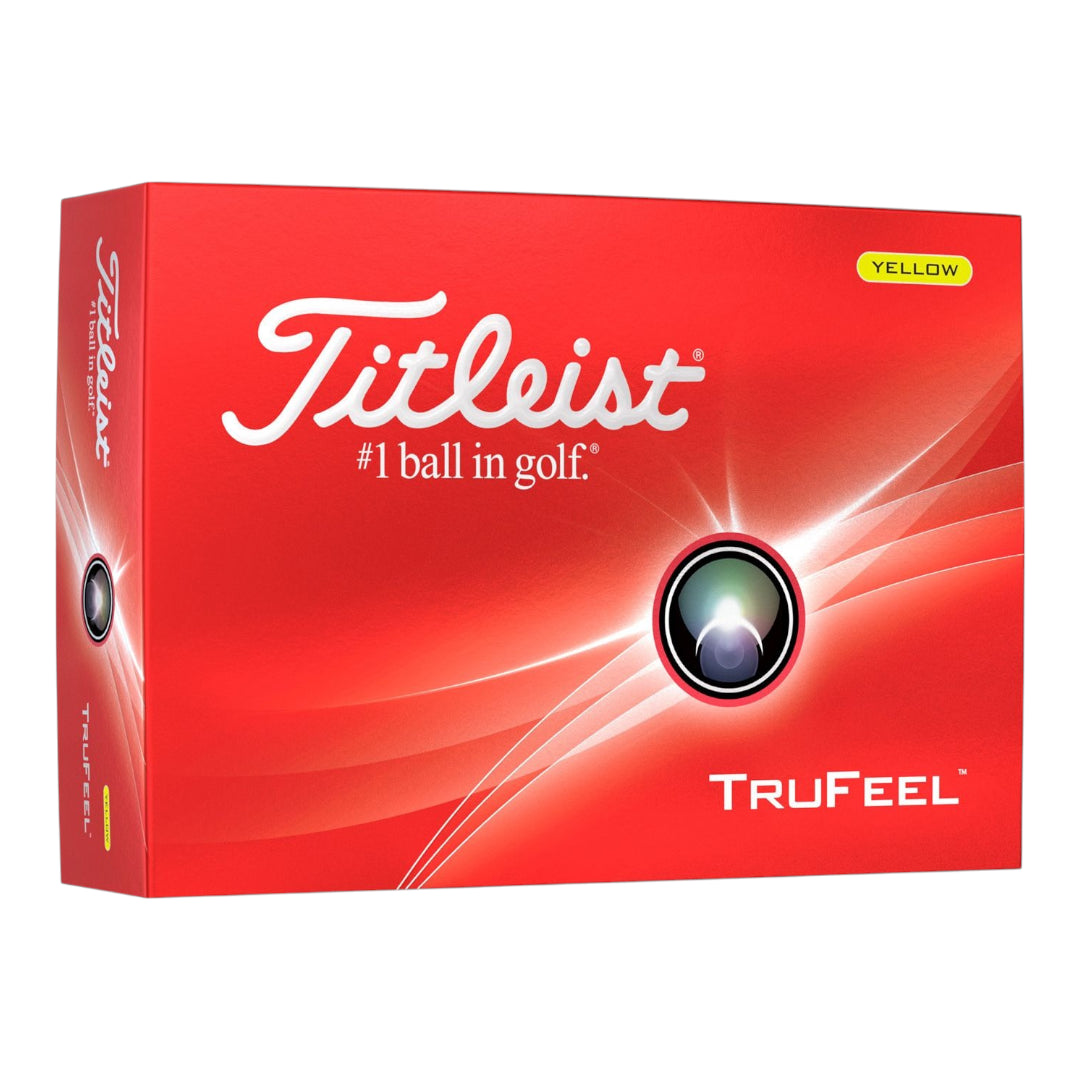 Titleist 2025 TruFeel Golf Balls | Yellow