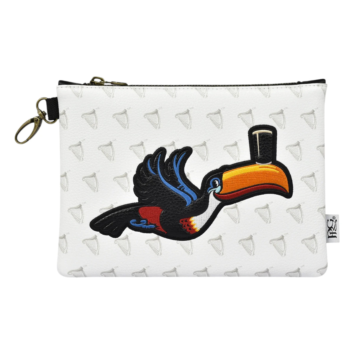 PRG Guinness Toucan Zip Tote Golf Valuables Pouch