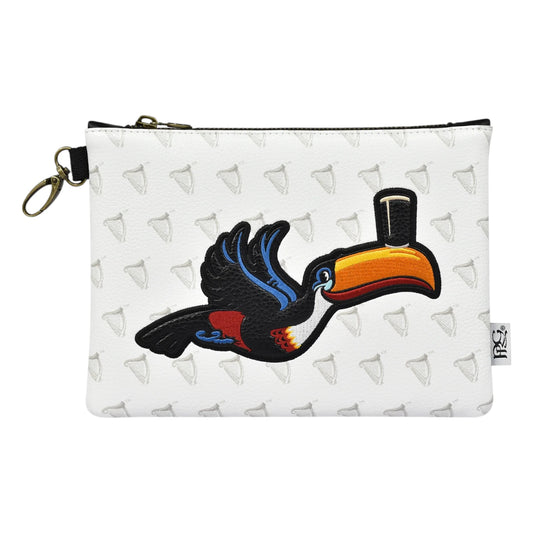 PRG Guinness Toucan Zip Tote Golf Valuables Pouch