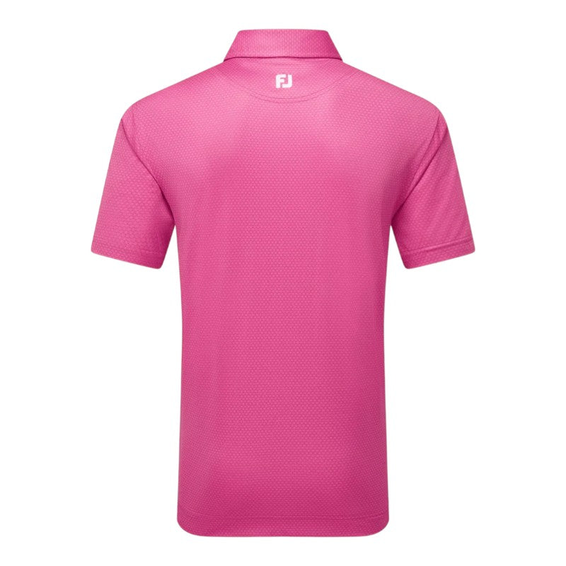FootJoy Abacus Print Lisle Golf Polo Shirt 37799