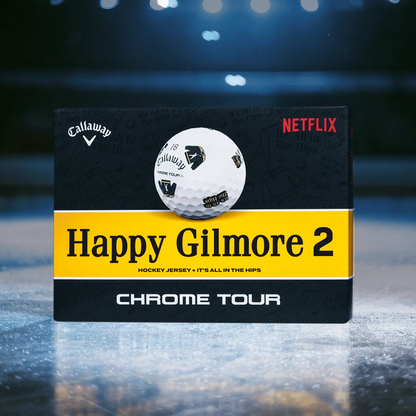 Callaway Happy Gilmore 2 "It's All In The Hips" Chrome Tour Golf Balls