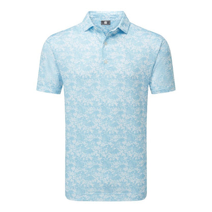 FootJoy Garden Print Lisle Golf Polo Shirt 37794
