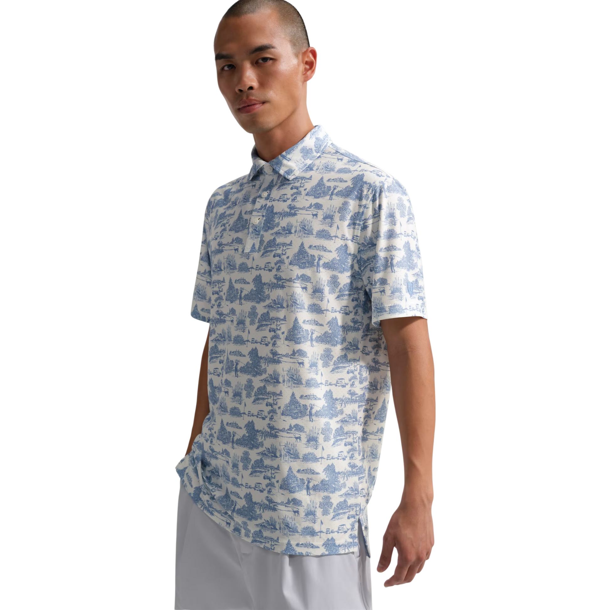 Nike Tailored Toile Golf Polo Shirt IO2167