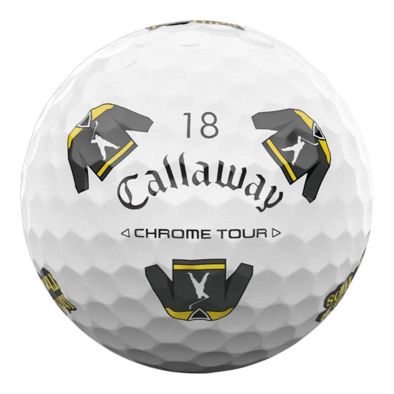 Callaway Happy Gilmore 2 "It's All In The Hips" Chrome Tour Golf Balls