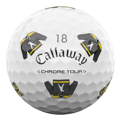 Callaway Happy Gilmore 2 "It's All In The Hips" Chrome Tour Golf Balls