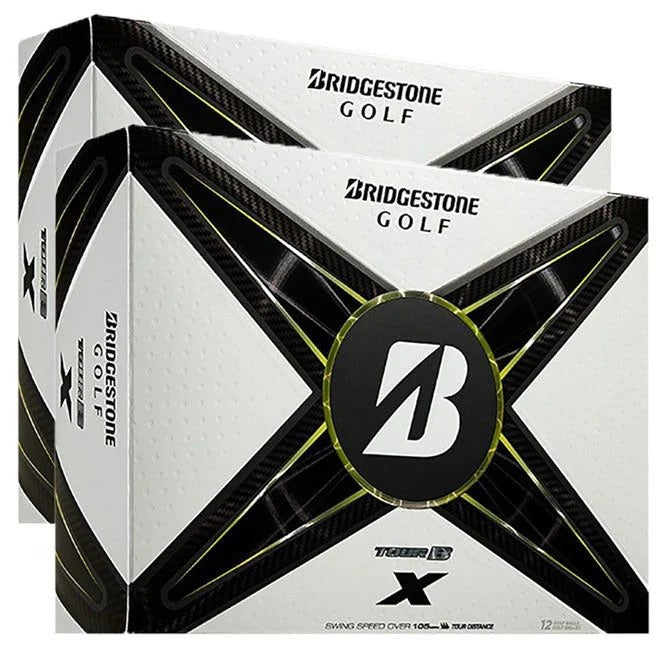 Bridgestone Tour B X Double Dozen Golf Balls + Free Cap