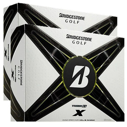 Bridgestone Tour B X Double Dozen Golf Balls + Free Cap